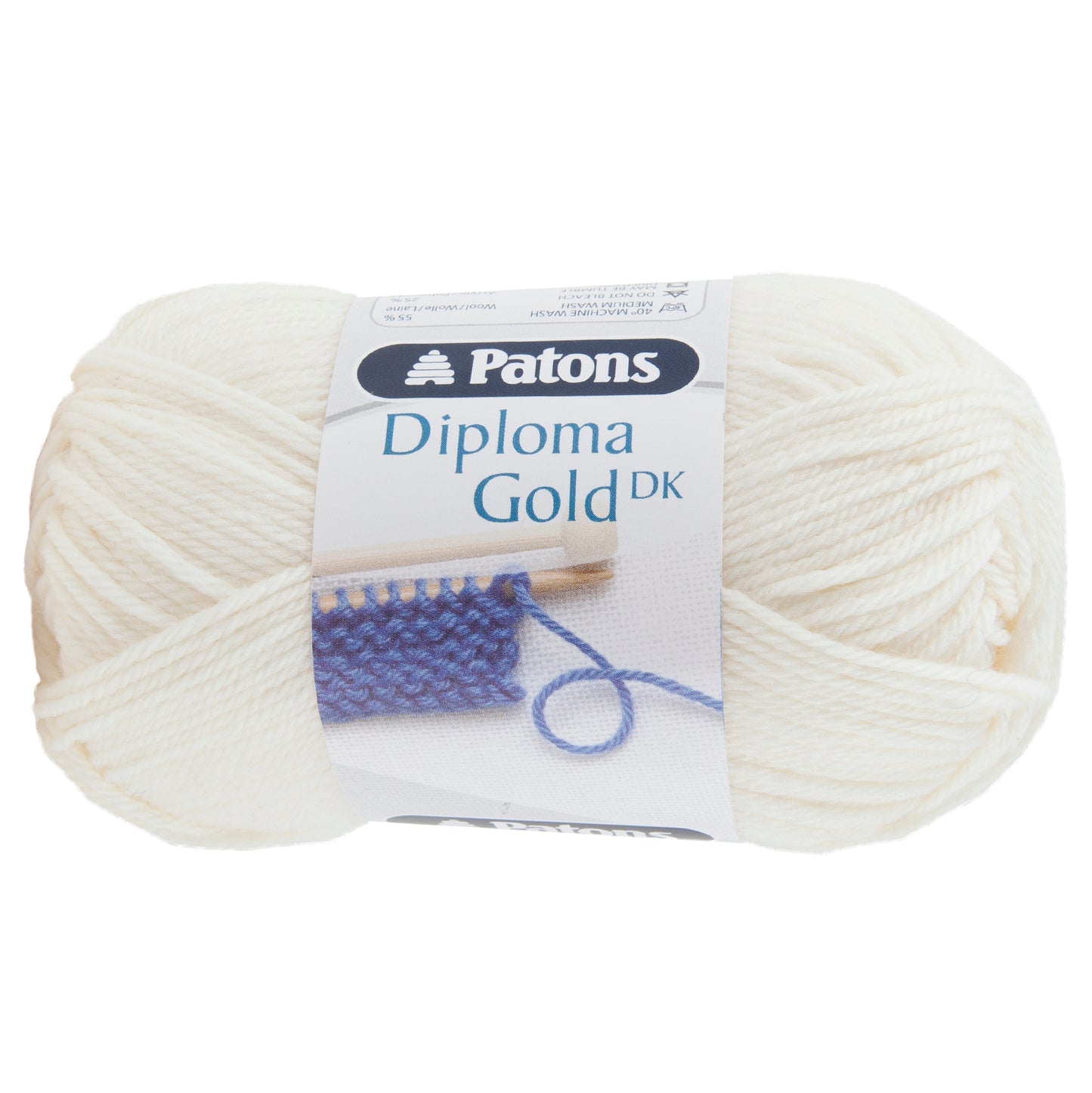 Diploma Gold: Double Knitting: 50g: White