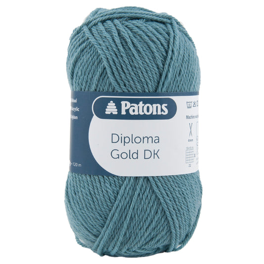 Diploma Gold: Double Knitting: 50g: Soft Teal