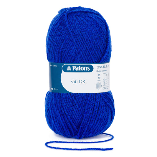 Fab: Double Knitting: 100g: Blue