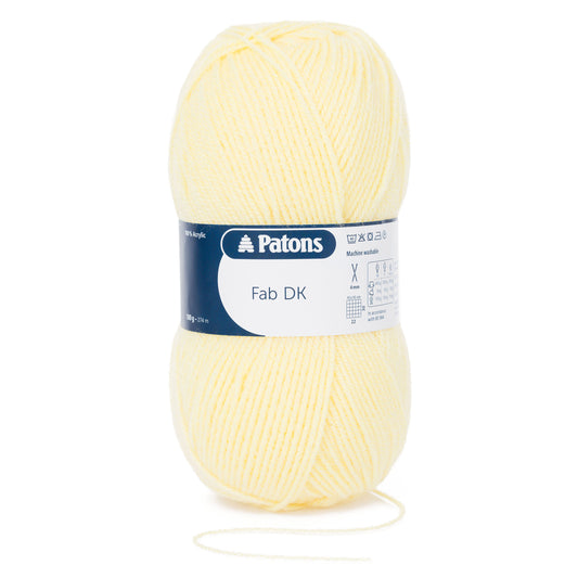 Fab: Double Knitting: 100g: Lemon