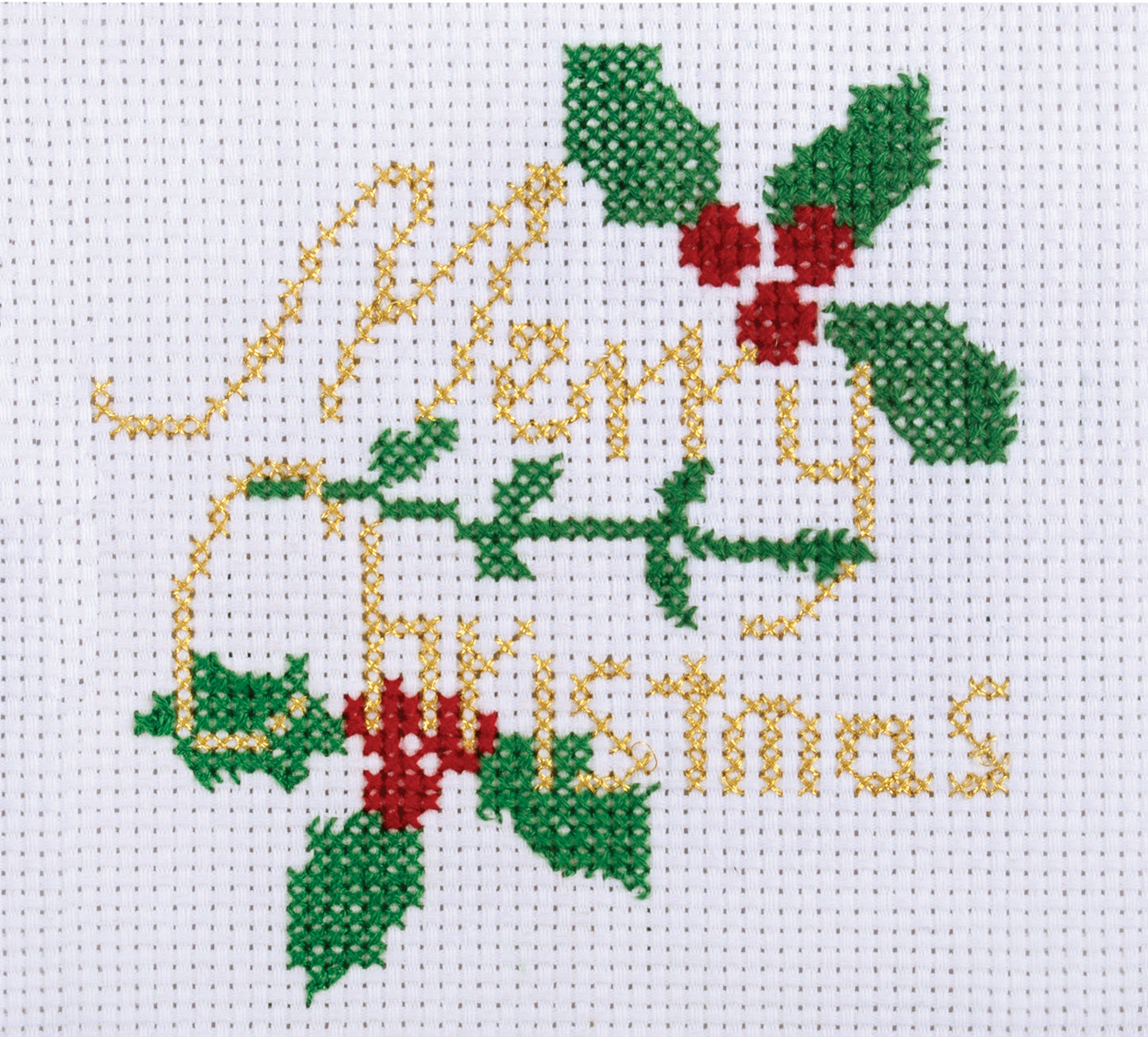 Counted Cross Stitch Kit: Merry Christmas