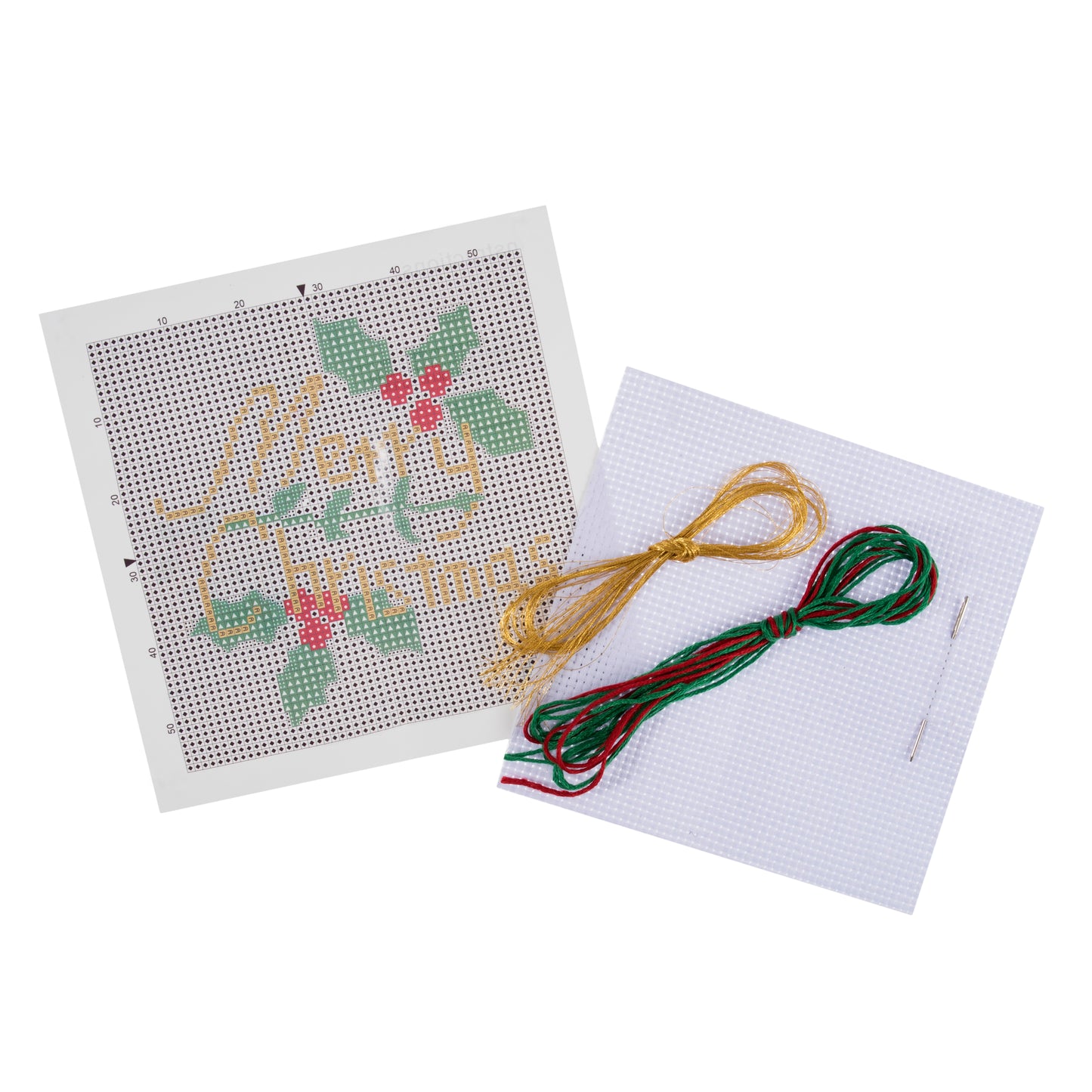 Counted Cross Stitch Kit: Merry Christmas