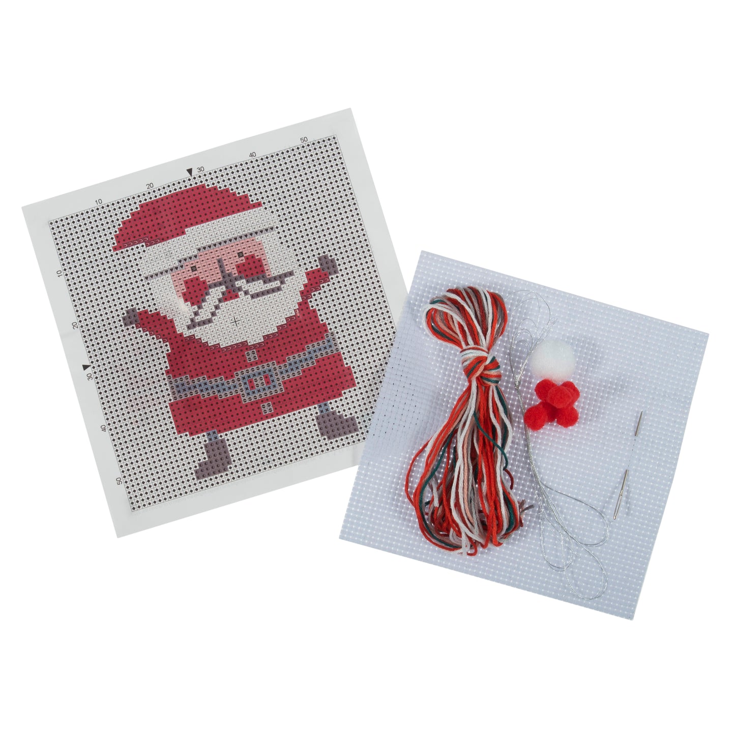 Counted Cross Stitch Kit: Santa