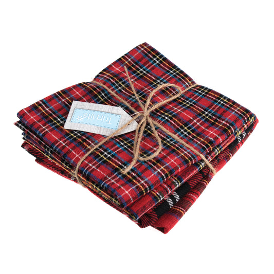Fat Quarters: Tartans: Bundle of 4