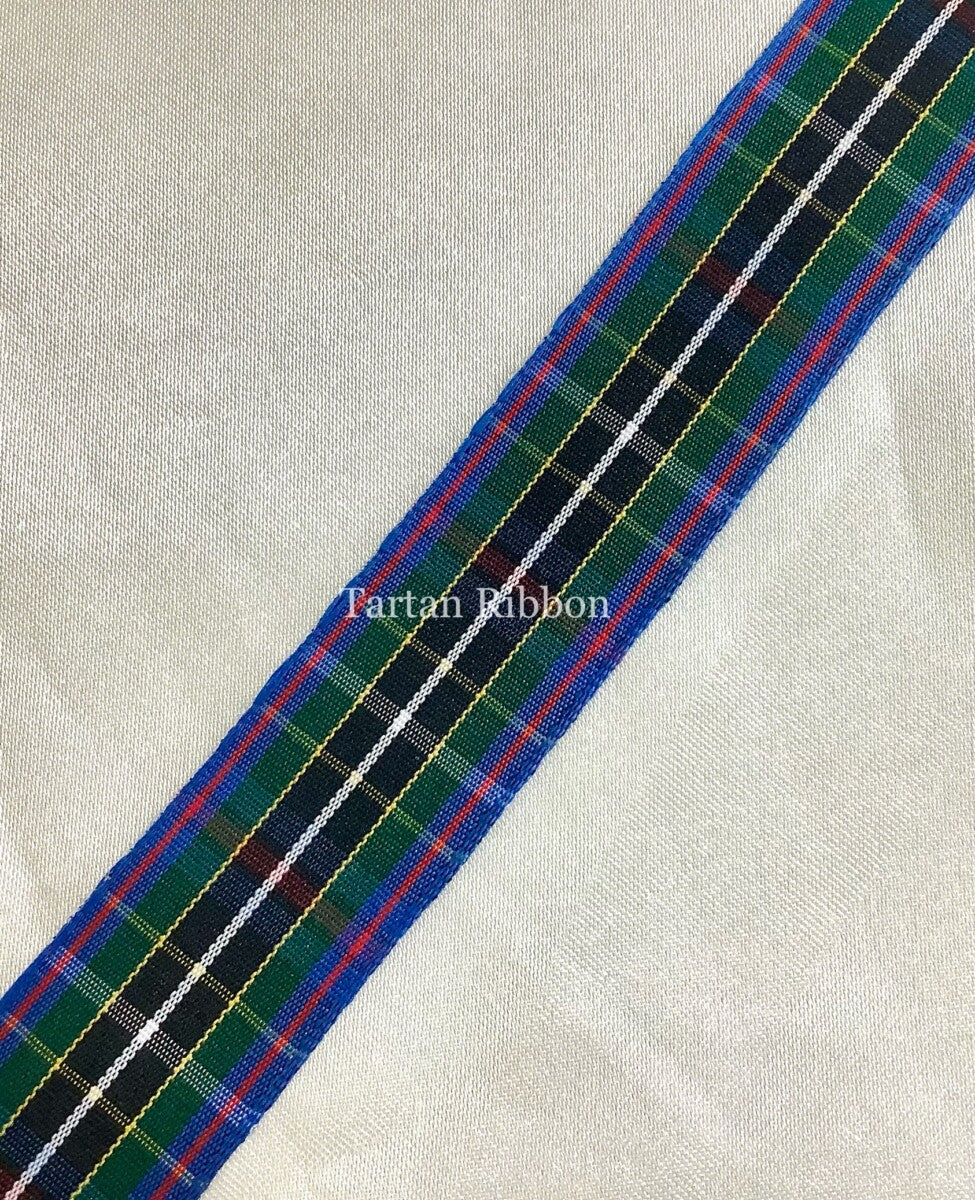 Ribbon: Cornish Hunting Tartan: 1 Metre