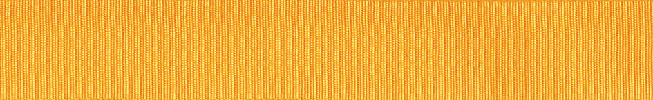 Ribbon: Grosgrain: Yellow: 1 Metre