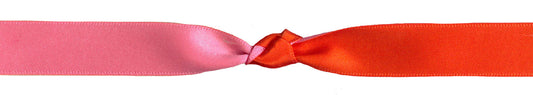 Ribbon: Amour: Pink/Tango: 1 metre