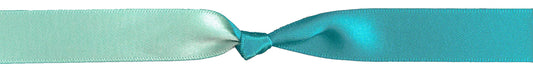 Ribbon: Amour: Aqua/Peacock: 1 metre