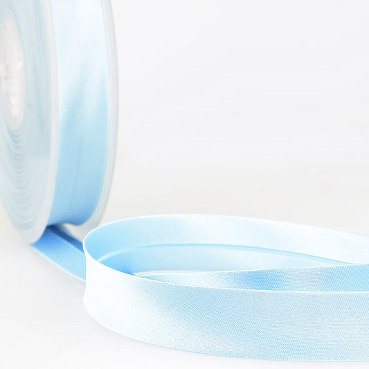 Trim: Bias Binding: Satin: Light Blue: 1 Metre