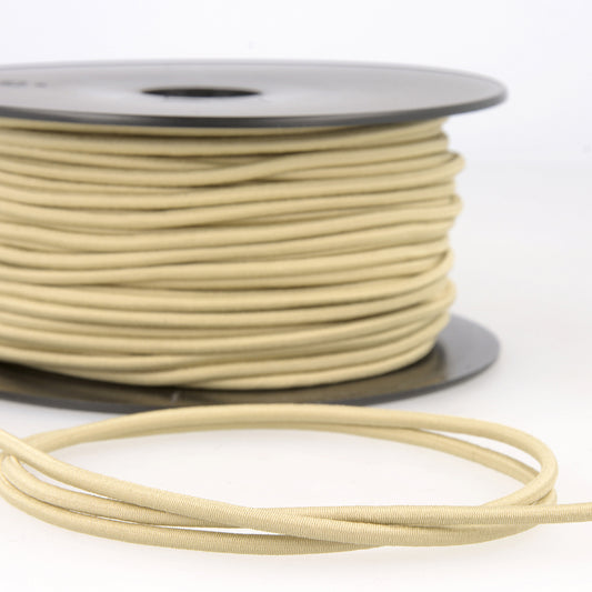 Round Elastic - Taupe - 3 MM