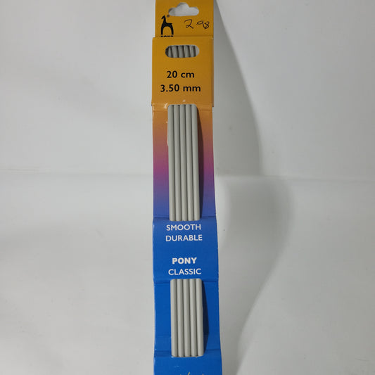 Knitting Pins: Double-Ended: Set of Five: 20cm x 3.50mm