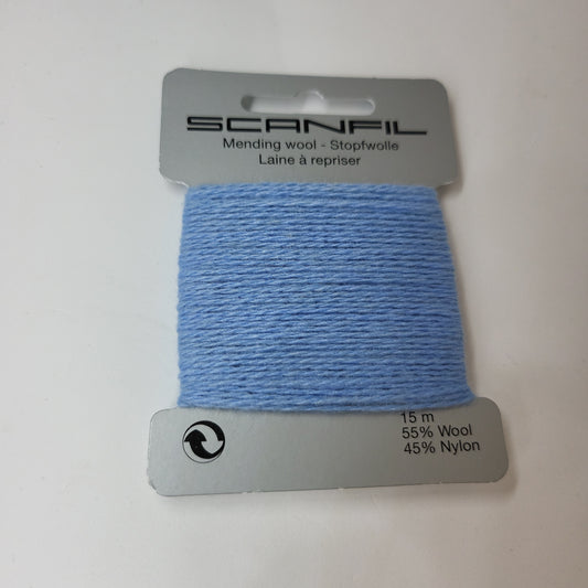 Saxe Blue 067 Scanfil Mending Wool