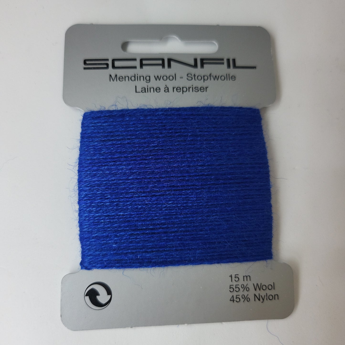 Royal Blue 071 Scanfil Mending Wool