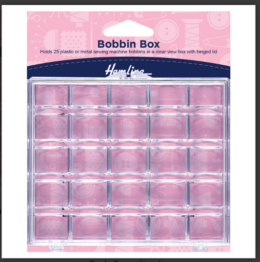 Bobbin Box: Plastic: 25 Spool