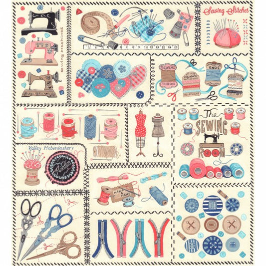 Sew Vintage Fabric Panels