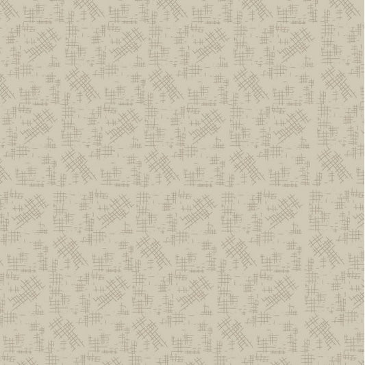 Garden Flowers Cross Hatch Fabric - 1 Metre