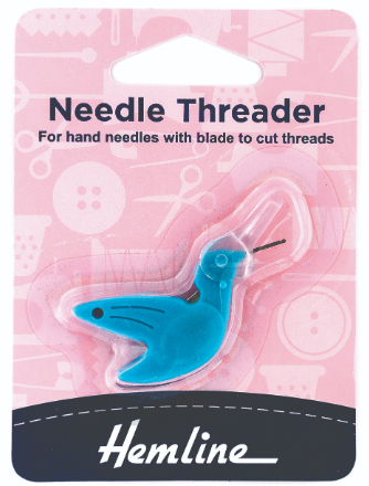 Needle Threader: with Cutter