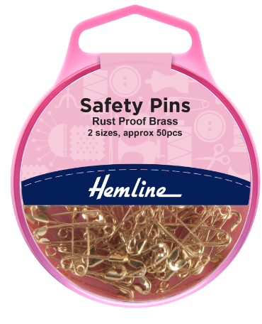 Safety Pins -Brass