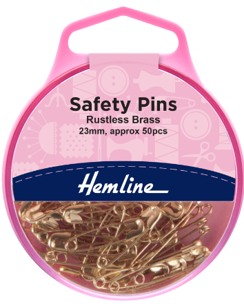 Safety Pins -Brass