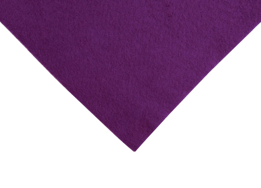 Felt: Wool and Viscose: Squares: 30 x 30cm: Amethyst