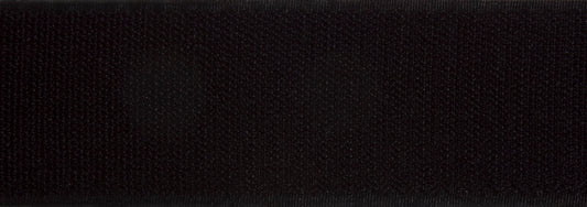 Velcro: Hook Tape: Sew-On: Black: 1 Metre