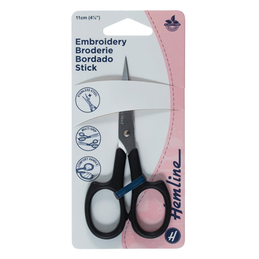 Scissors: Embroidery: Multi-grip: 11cm or 4.5in