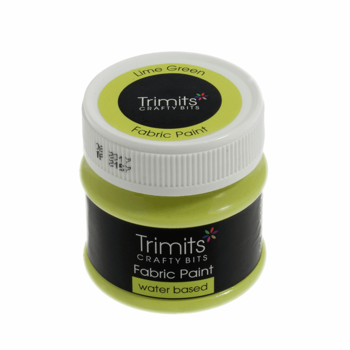 Trimits Fabric Paint: 50ml Pot: Lime Green