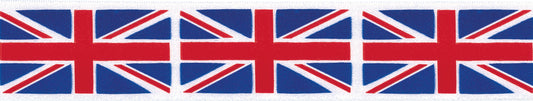 Ribbon: Berisfords Ribbon: Union Jack: 1 Metre