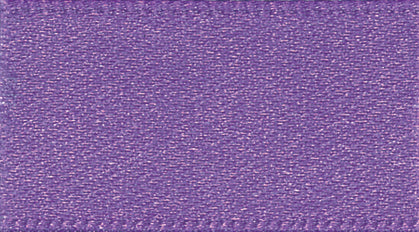 Ribbon: Double Faced Satin: Purple: 1 Metre