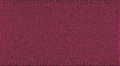 Ribbon: Double Faced Satin: Burgundy: 1 Metre