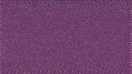 Ribbon: Double Faced Satin: Plum: 1 Metre