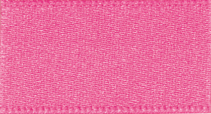 Ribbon: Double Faced Satin: Hot Pink: 1 Metre
