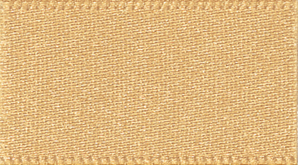 Ribbon: Double Faced Satin: Honey Gold: 1 Metre