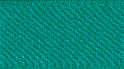 Ribbon: Double Faced Satin: Jade: 1 Metre