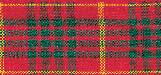 Ribbon: Woven Tartan: Cameron: 1 Metre