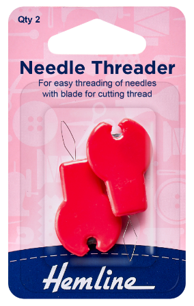 Needle Threader: with Cutter