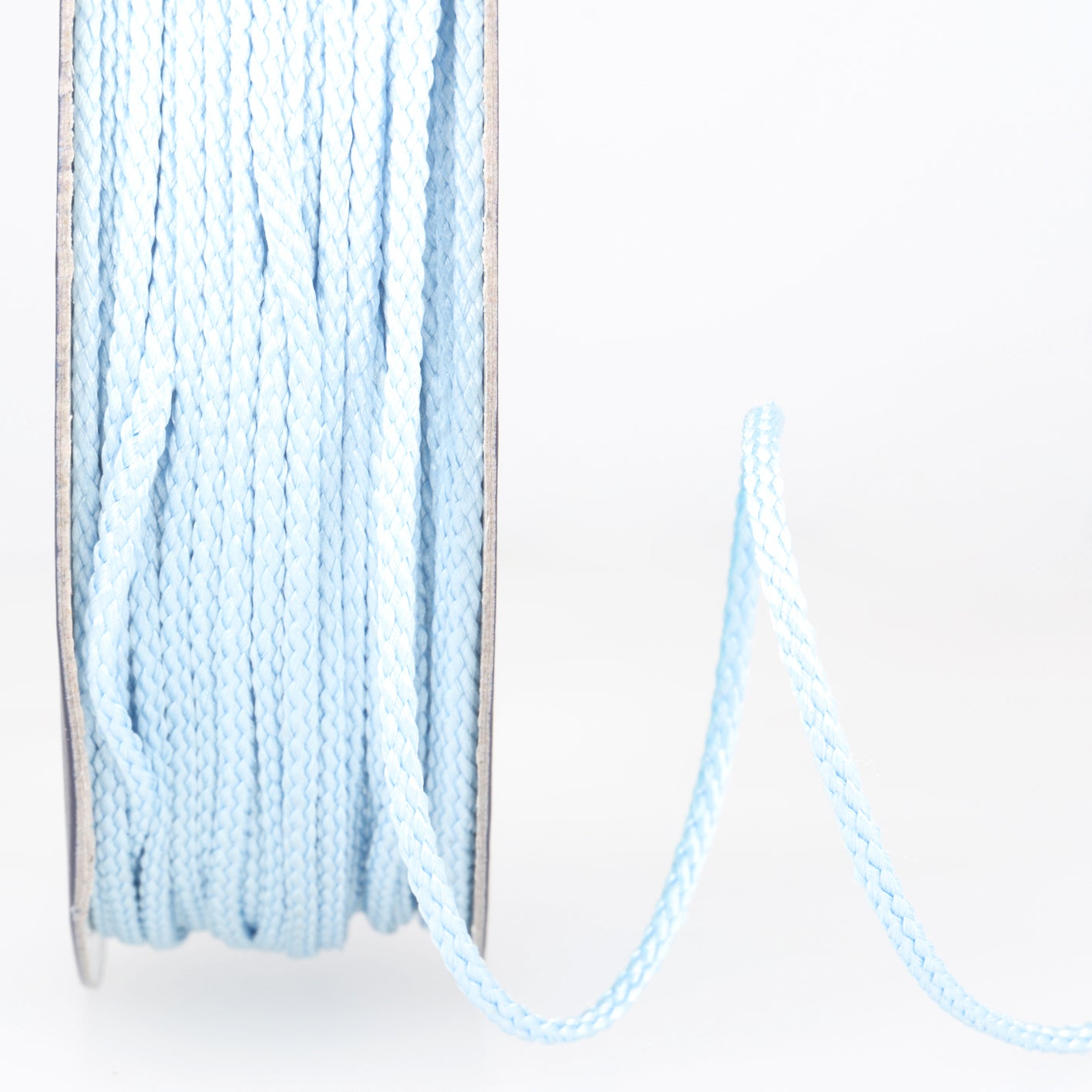 Trim: Cord: Polyester: Light Blue: 1 Metre
