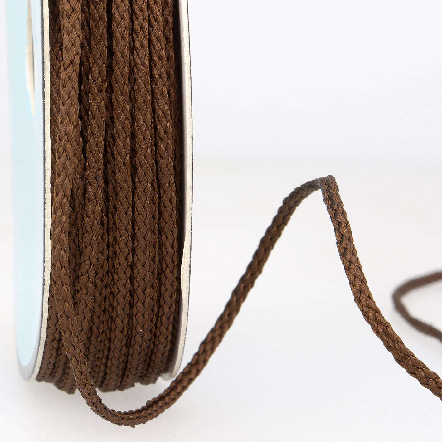 Trim: Cord: Polyester: Coffee Brown: 1 Metre