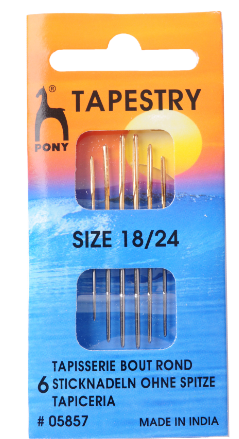Hand Sewing Needles: Tapestry: Gold Eye