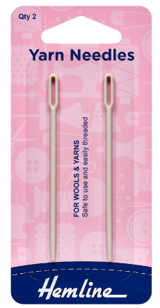 Hand Sewing Needles: Wool & Yarn: Plastic: 2 Pieces